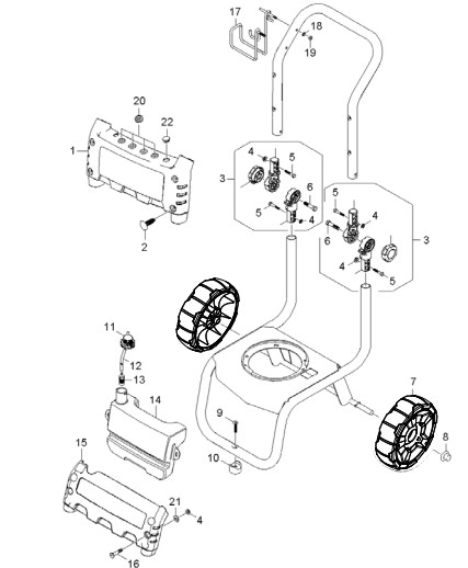 KARCHER G2600 VC Plis repair parts & manual